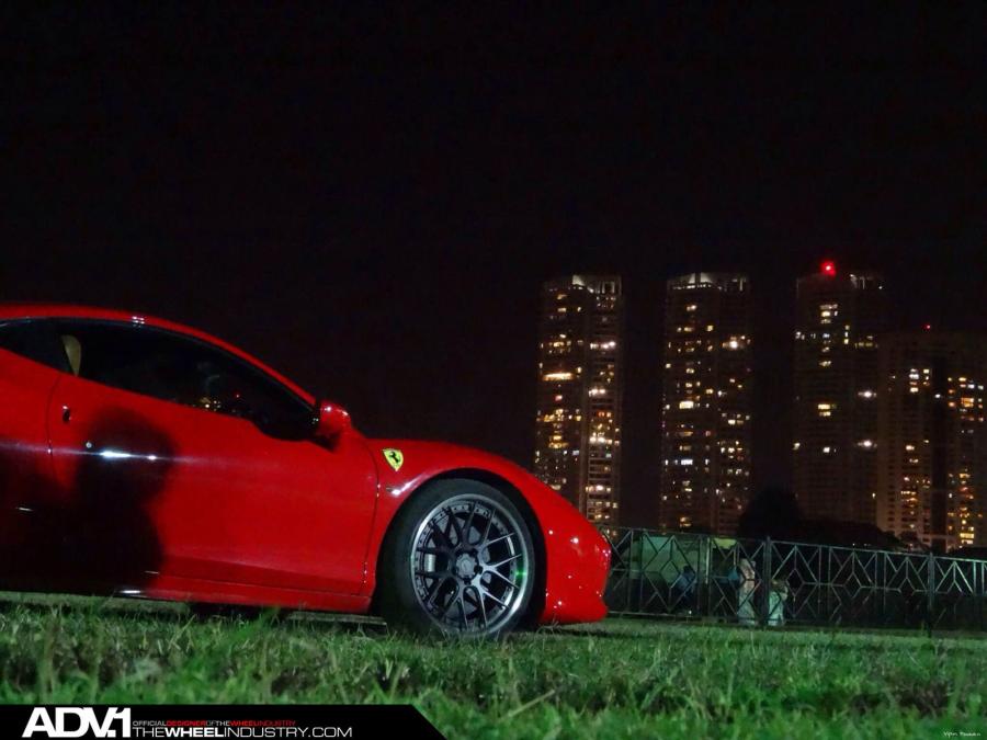  Ferrari 458 Italia on ADV.1 Wheels (ADV7TSSL) 2015 года  (фото 2 из 16)